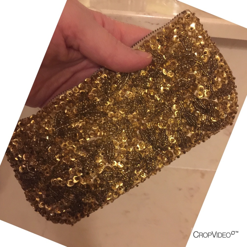 True Vintage 1940s/ 1950s Wallace Beaded Clutch♥️ - Picture 6 of 8